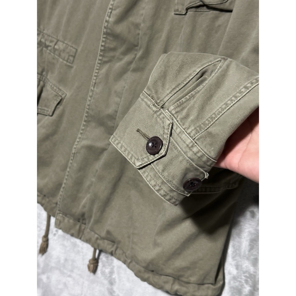 American Living Utility Military Scout Jacket Mens Size M Army Green Outdoors - Picture 4 of 10